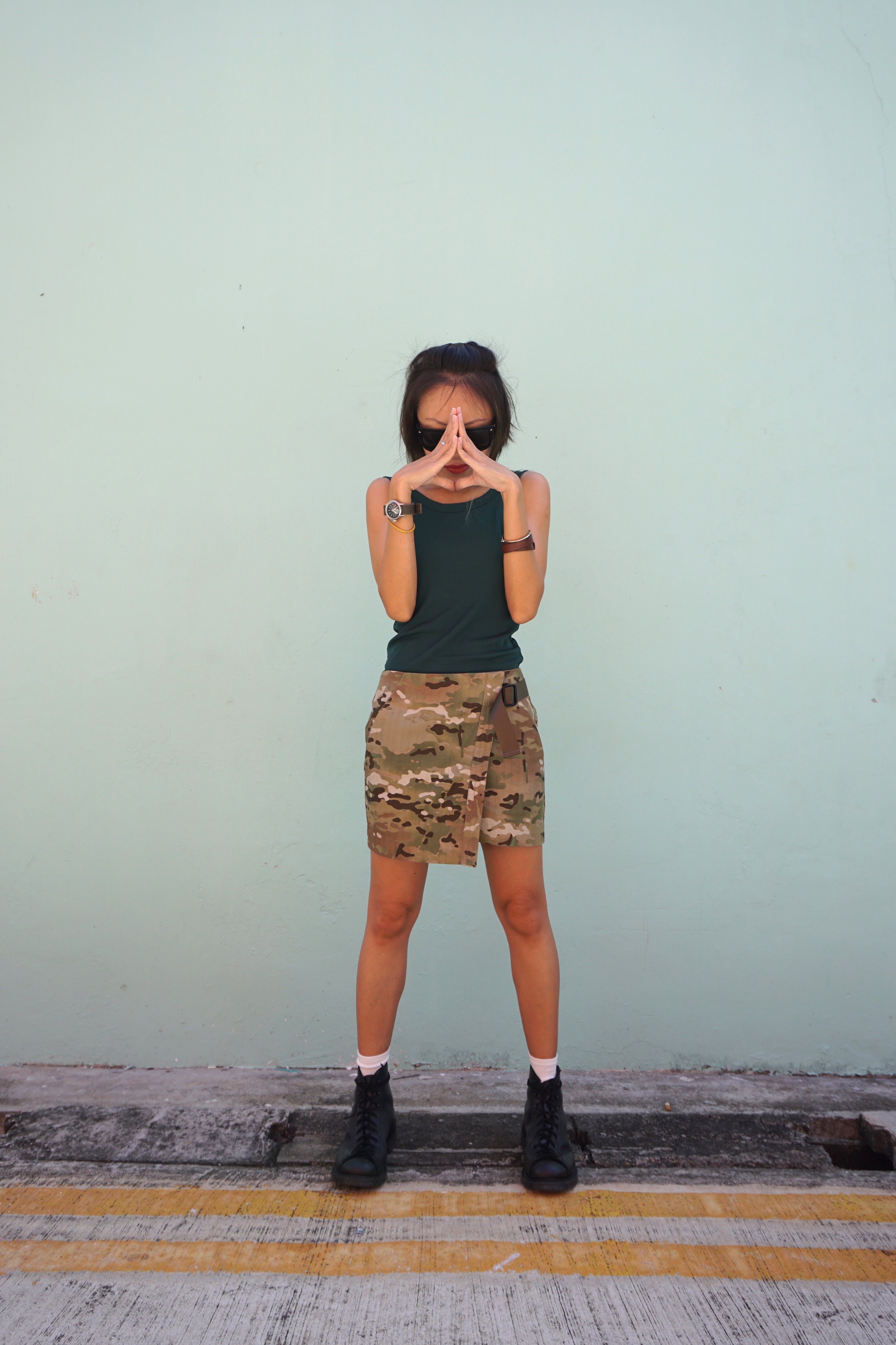 Camo Wrap Skirt – Kumi J Label